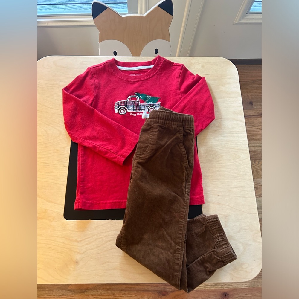 Sz 3T Janie & Jack Christmas Set